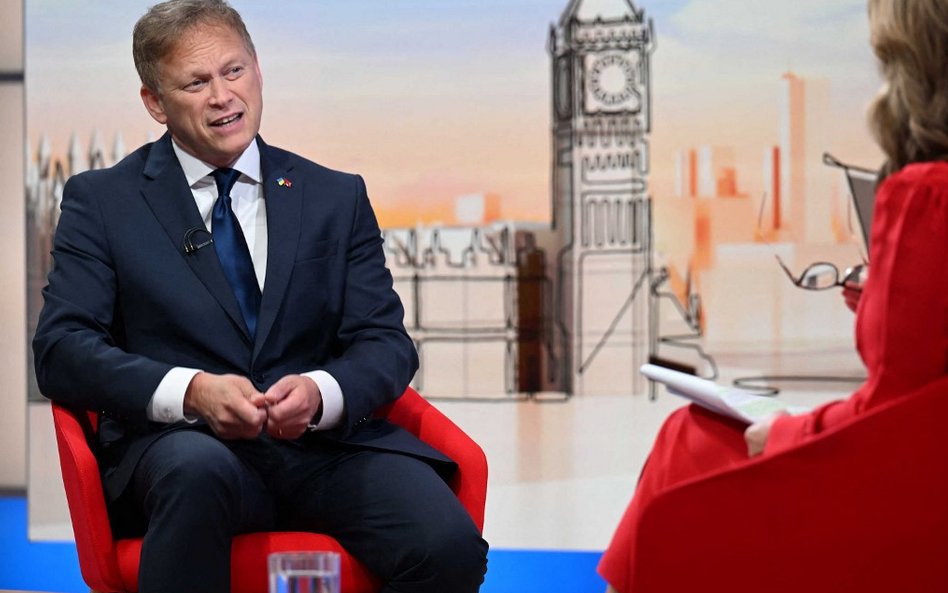 Brytyjski sekretarz obrony Grant Shapps