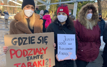 Protest w Stroniu Śląskim, 22 stycznia.