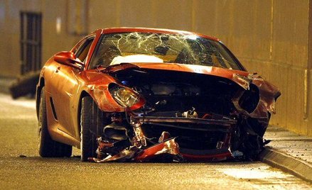 Ronaldo rozbił swoje ferrari