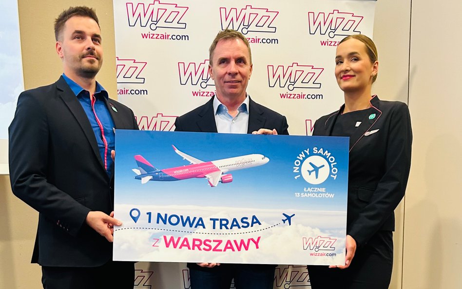 Wizz Air dodaje 13. airbusa do bazy w Warszawie. Zapowiada nową trasę