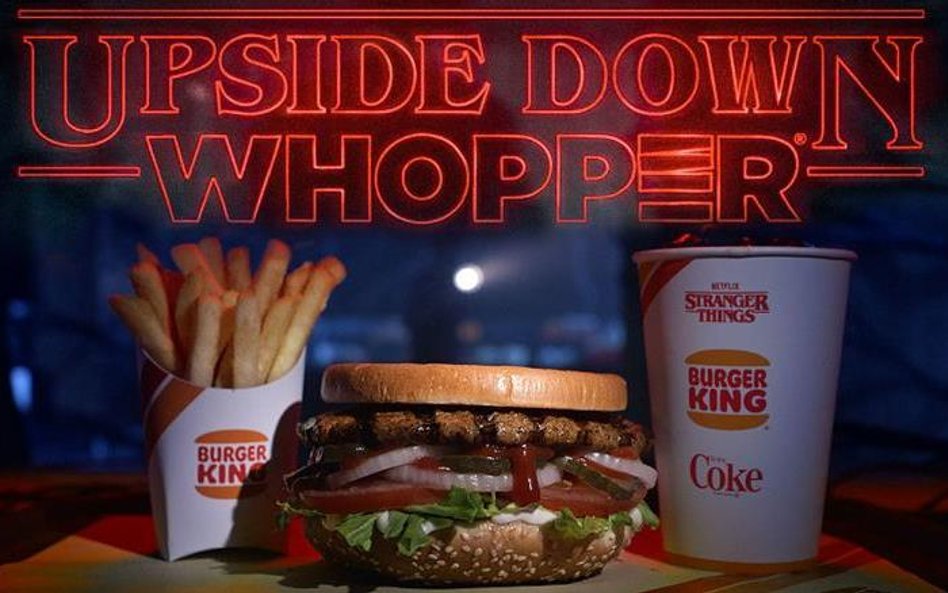 Burger King wprowadza odwrócone burgery na cześć „Stranger Things” Netfliksa