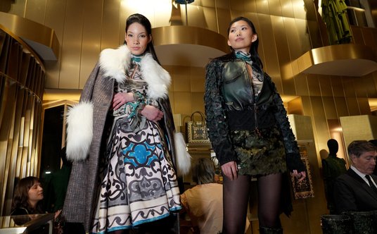 Prezentacja kolekcji Sergio Soldano w Nowym Jorku.