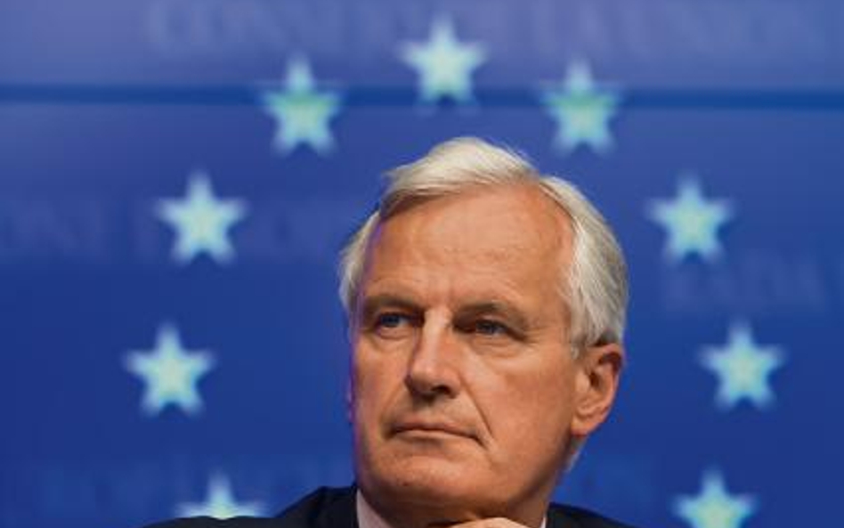 Michel Barnier, unijny komisarz rynku wewnętrznego i instytucji finansowych.