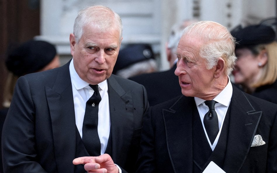 Książę Andrzej i król Karol, fotografia z 16 września