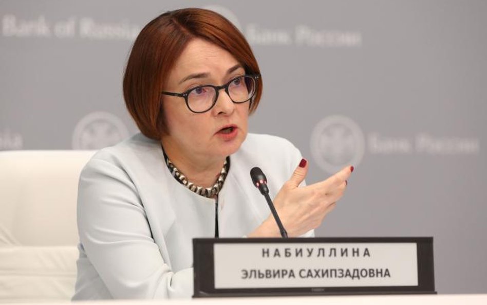 Elwira Nabiullina, prezes Centralnego Banku Federacji Rosyjskiej, została wyznaczona na trzecią, pię