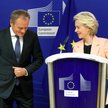 Donald Tusk i Ursula von der Leyen w Brukseli