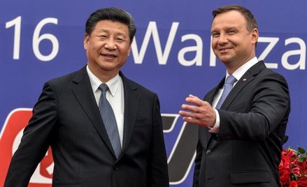 Prezydent Chin Xi Jinping i prezydent Andrzej Duda