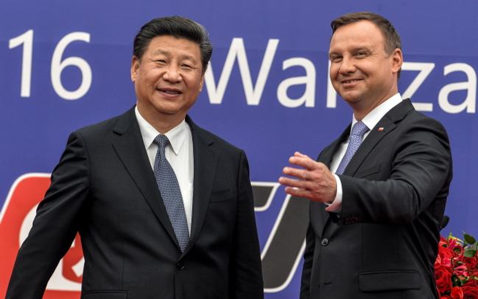 Prezydent Chin Xi Jinping i prezydent Andrzej Duda