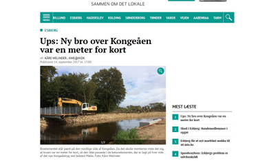 Dania: Zbudowali most, okazał się za krótki