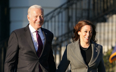 Prezydent USA Joe Biden i wiceprezydent Kamala Harris
