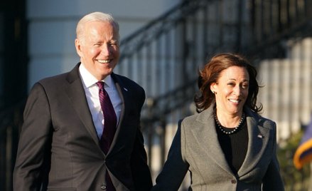 Prezydent USA Joe Biden i wiceprezydent Kamala Harris