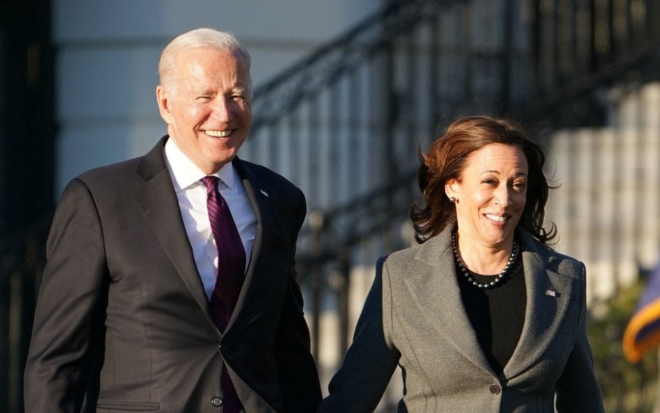 Prezydent USA Joe Biden i wiceprezydent Kamala Harris