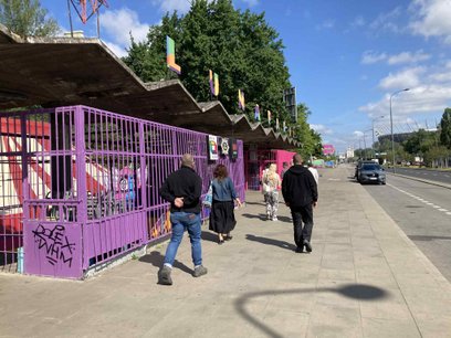 Urzędnicy w asyście ochrony próbują przejąć teren po Lunaparku