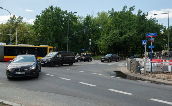 Po zakończeniu prac jezdnia zostanie zwężona