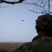 Ukraiński operator drona w obwodzie donieckim na Ukrainie
