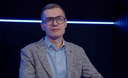 Gościem Przemysława Tychmanowicza w Parkiet TV był Piotr Kaźmierkiewicz, analityk BM Pekao. Fot. mat