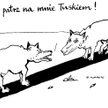 Komentarz rysunkowy. Nie patrz na mnie Tuskiem!