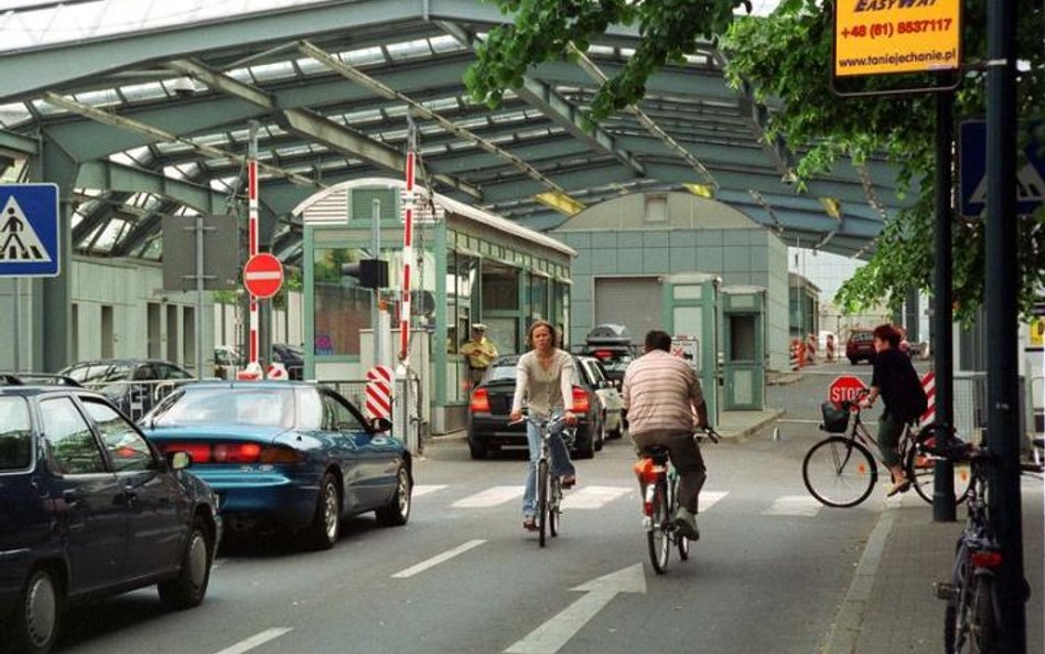 Frankfurt nad Odrą Przejście graniczne z Polską