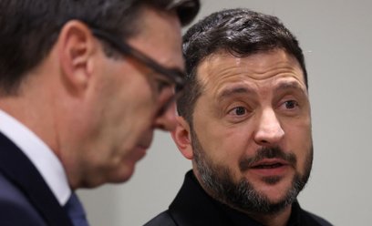 Wołodymyr Zełenski po spotkaniu z Andym Burnhamem ostrzegał przed kolejnym zmasowanym atakiem Rosji 