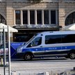 Policja na miejscu strzelaniny w okolicy jednego z hoteli przy ulicy Święty Marcin w Poznaniu