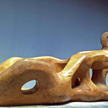 „Reclining Figure” (Odpoczywa-jąca postać), 1939 r., drewno