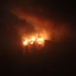 Pożar słynnej rezydencji Hitlera Orle Gniazdo. W akcji gaśniczej uczestniczyło blisko 200 strażaków.