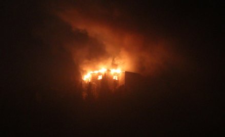 Pożar słynnej rezydencji Hitlera Orle Gniazdo. W akcji gaśniczej uczestniczyło blisko 200 strażaków.