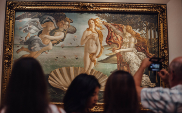 Do protestu aktywistów przyklejających się do dzieł sztuki doszło również w Galerii Uffizi we Floren
