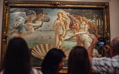 Do protestu aktywistów przyklejających się do dzieł sztuki doszło również w Galerii Uffizi we Floren