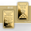 NBP uczcił sprowadzenie złota do Polski. Złote monety w kształcie sztabek