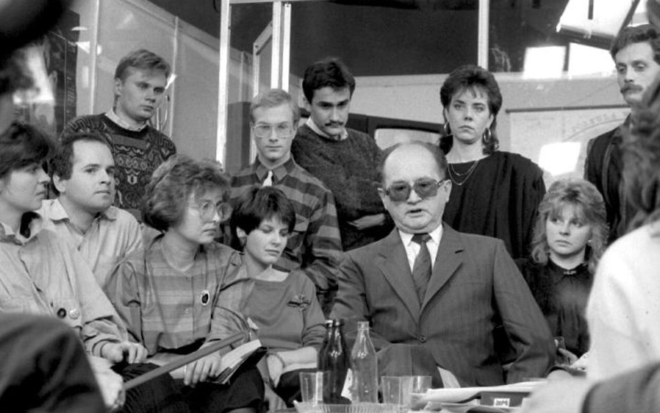 Listopad 1987, spotkanie gen. Wojciecha Jaruzelskiego z młodzieżą w programie „Szczerość za szczeroś