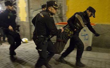 Starcia z policją w Madrycie po śmierci migranta