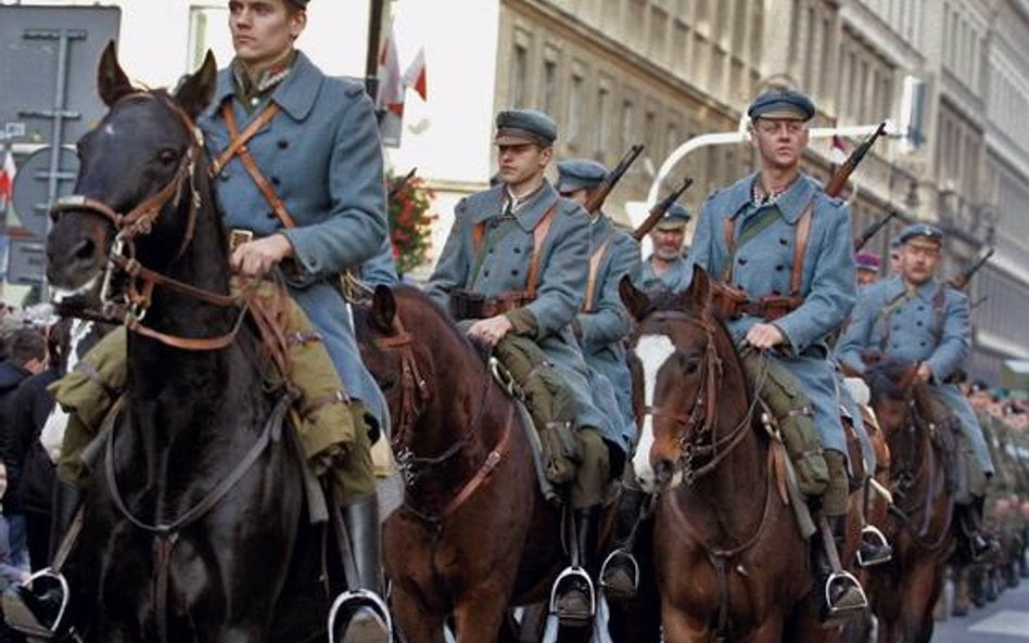 Patrol konny strzeleckiej Kompanii Kadrowej, później 1. Pułku Ułanów płk. Władysława Beliny-Prażmows