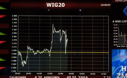 WIG20 w strefie spadkowej światowej tabeli