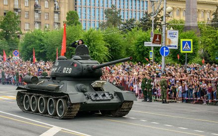 Radziecki czołg z czasów II wojny światowej T-34