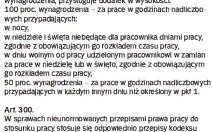 Wyciąg z przepisów
