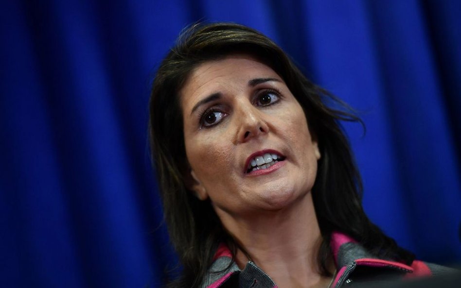 Ambasador USA przy ONZ Nikki Haley podała się do dymisji