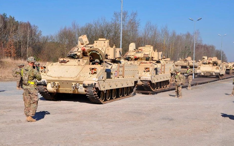 Amerykańscy pancerniacy w Drawsku Pomorskim