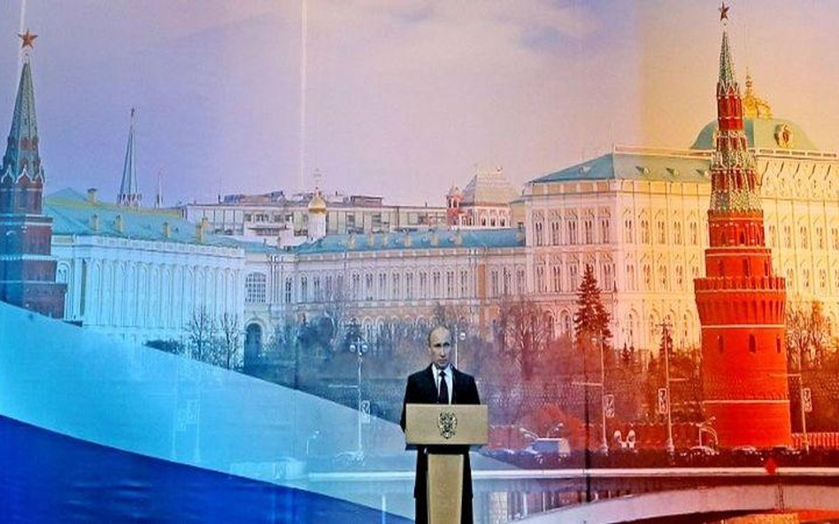 Prezydent Rosji Władimir Putin wystąpił na Kremlu z okazji 20-lecia konstytucji