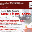 "Polska kolacja" w dniu Pamięci o Holokauście. Drut w tle