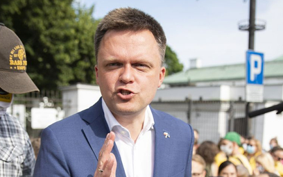 Przewodniczący partii Polska 2050 Szymon Hołownia