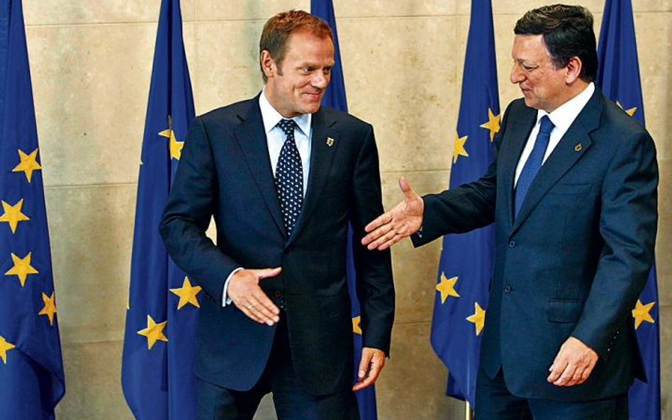 Barroso i Tusk o stoczniach