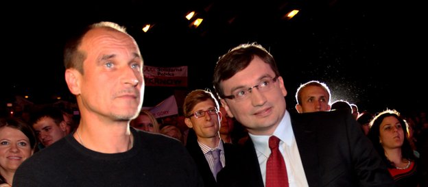 Paweł Kukiz i Zbigniew Ziobro w 2013 roku