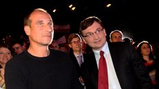 Paweł Kukiz i Zbigniew Ziobro w 2013 roku