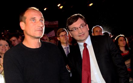 Paweł Kukiz i Zbigniew Ziobro w 2013 roku