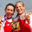 Julię Michalską i Magdalenę Fularczyk, które zdobyły brązowy medal w wioślarstwie na igrzyskach w Lo