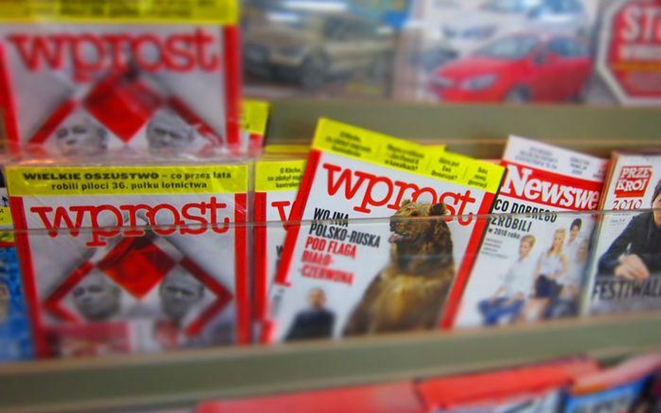 Sprzedaż tygodników w 2012 roku