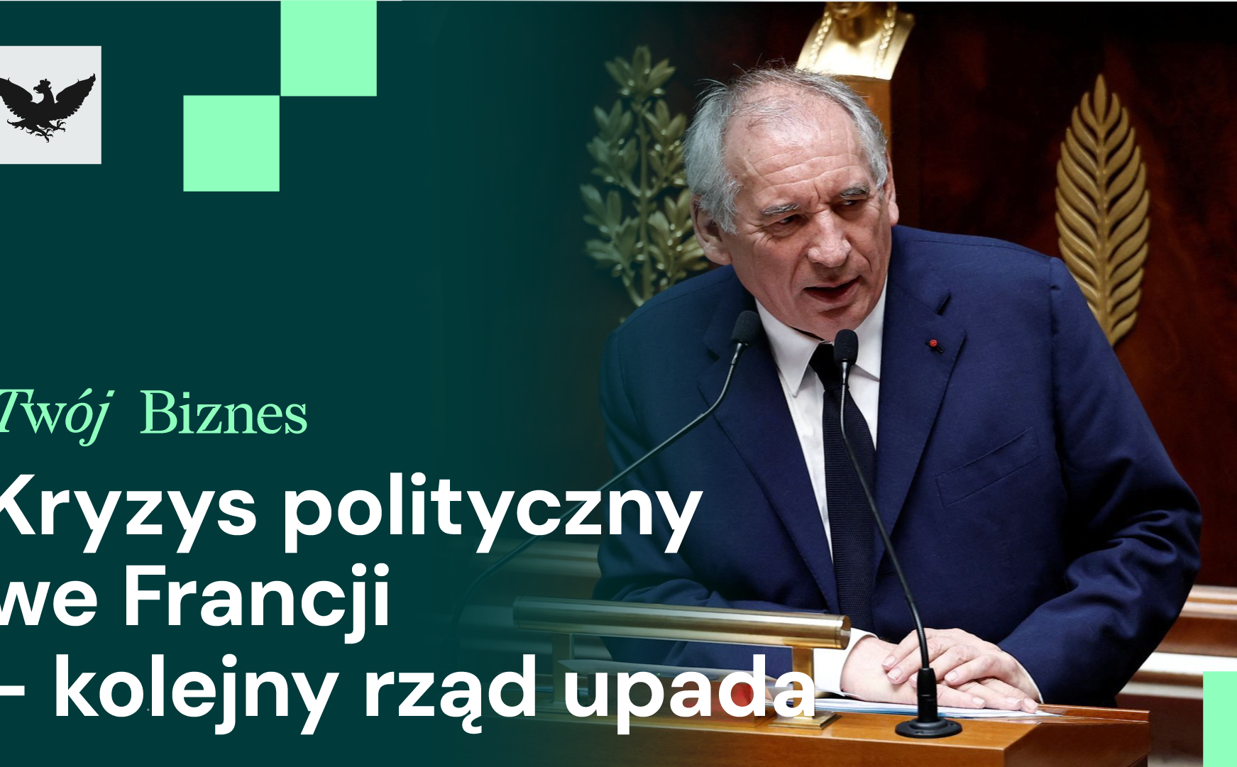 Upadek rządu we Francji, drony nad Polską i apel producentów aut elektrycznych