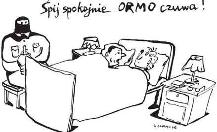 Komentarz rysunkowy. ORMO czuwa