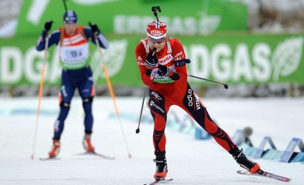 Ole Einar Bjoerndalen w Oestersund
